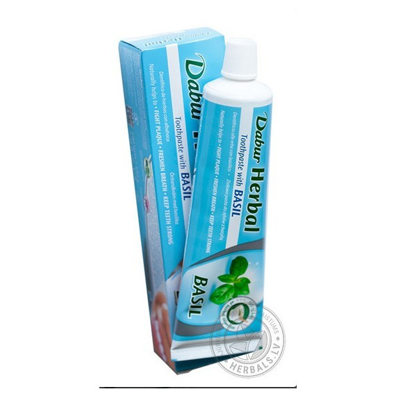 Toothpaste with basil 100 g - Dabur (toothpaste with basil)