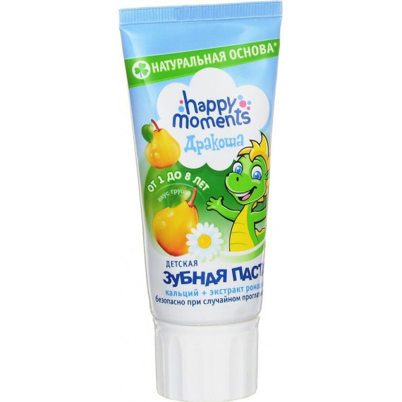 HAPPY MOMENTS DRAGON CHILDREN'S TOOTHPASTE WITH PEAR FLAVOR 60ML - Junilever