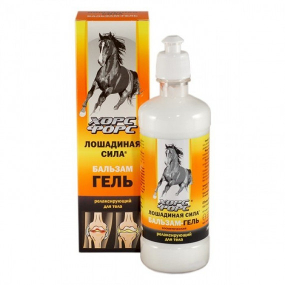 HORSE FORCE RELAXING BALM-GEL WITH ESSENTIAL OILS FOR JOINTS 500ML - BIOFARMLAB