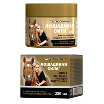 HORSE FORCE NOURISHING HAIR MASK ULTRA GROWTH ACTIVATOR AGAINST FALLOUT 250ML - DINA+