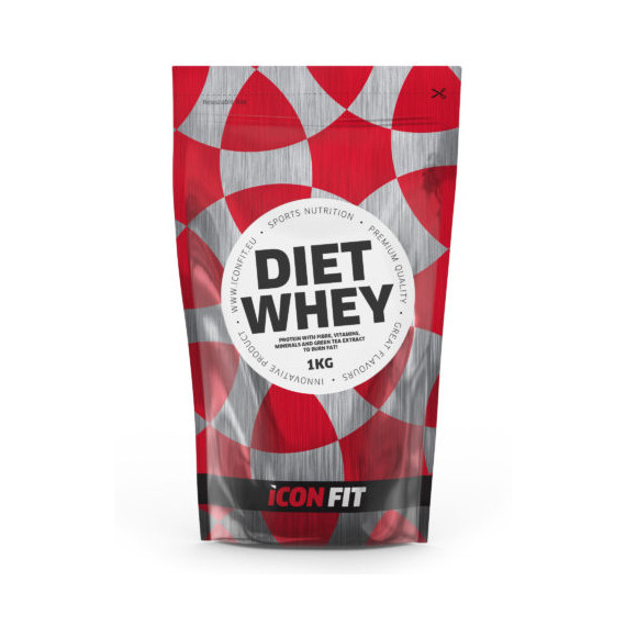 ICONFIT 100% диетический сывороточный протеин - шоколад 1 кг