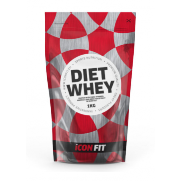 ICONFIT 100% Diet Whey Protein - Strawberry 1 kg