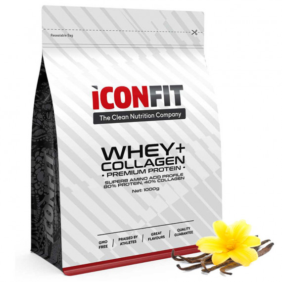 ICONFIT Whey+Collagen 1KG - ВАНИЛЬ