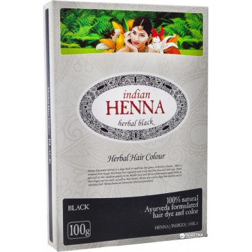 INDIJA HENNA BLACK 100G (BLACK) - ELFARM