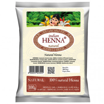 INDIAN HENNA NATURAL 100G