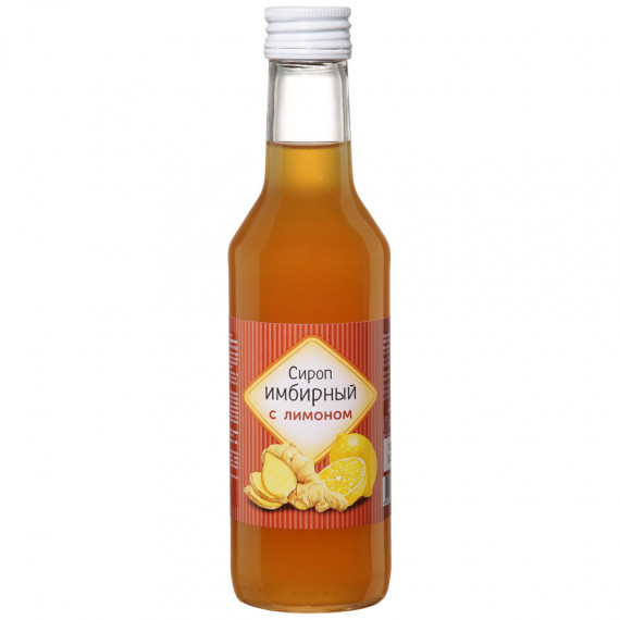 ИМБИРНЫЙ СИРОП С ЛИМОНОМ НА ФРУКТОЗЕ 250МЛ - BIOINVENTIKA ( имбирь+лимон)( имбирь + лимон )