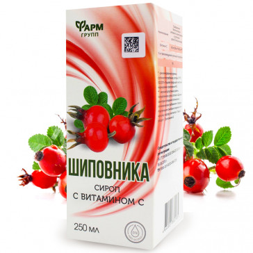 SIRUPAS KUBOVITSA 250ml - PHARMGROUP (erškėtuogių sirupas)(erškėtuogių kruopos)