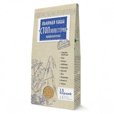 Cholesterol-preventing linseed porridge 400 g