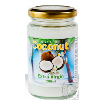 Kokosriekstu eļļa 200 ml - Augu diēta