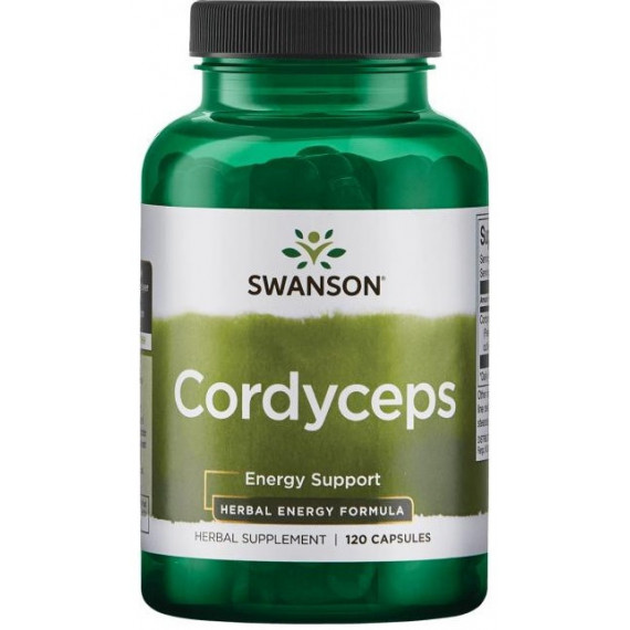 CORDYCEPS CAPSULES N120 - SWANSON (Кордицепс)(кордицепс)