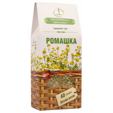 Ramunėlių žolelių arbata 40G - Emelyanovskaya Biofactory (ramunėlių)(ramunėlių)