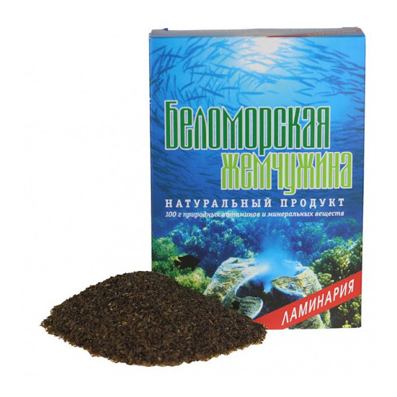 Laminaria „Valge mere pärl“ kuivatatud söögivetikad, 100 g Silõ Prirodõ