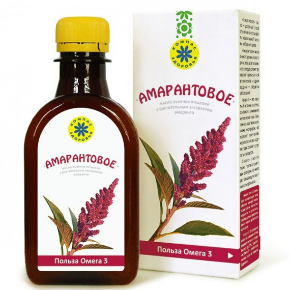 Linseed oil with amaranth 200 ml - Health Kompass
