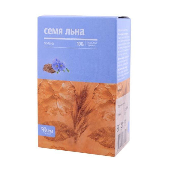 СЕМЕНА ЛЬНА 100Г - ФАРМГРУПП ( semena lna )( semena lna)