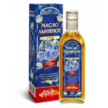 LINJASIEMENÖLJY 500 ml - Altai Specialist (ruokaöljy)