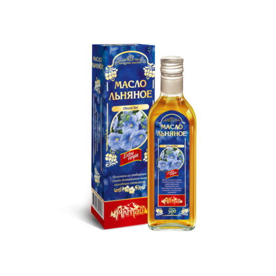 LINESEED OIL 500ML - Алтайский Специалист (Пищевое масло)