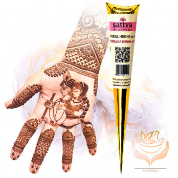 NATURAL Henna FOR TEMPORARY TATTOOING 30G SATTVA