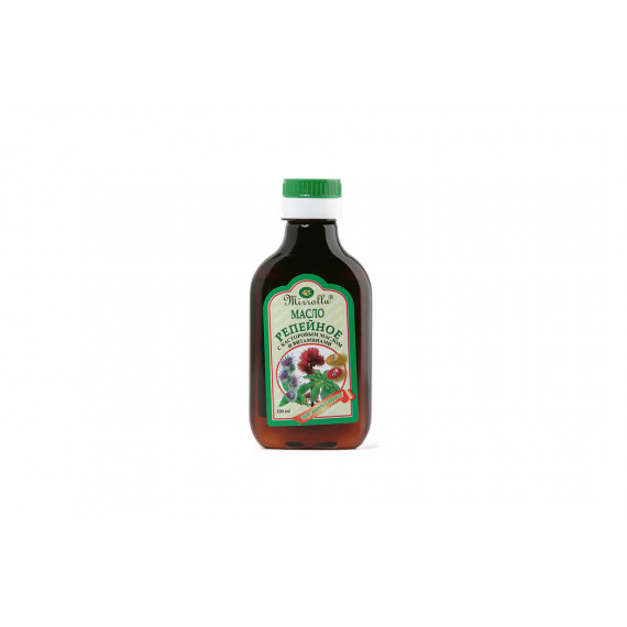 Mirrolla Burdock oil castor oil, with vitamins 100ml for hair (kastrovoe) (касторовое)