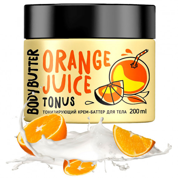 MONO LOVE BIO Apelsinų sultys (OBUOLIŲ + SHEA Sviestas) TONINGAS KŪNO KREMAS 200 ml - Gridem