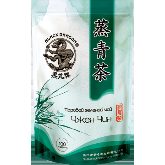 Black Dragon Steamed 100gr green tea( зелёный чай)