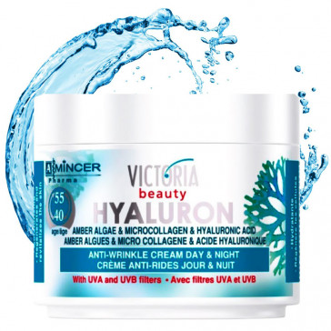 FACE CREAM HYALURON WITH SEAWEED AND MICROCOLLAGEN 40-55 50ML VICTORIA BEAUTY