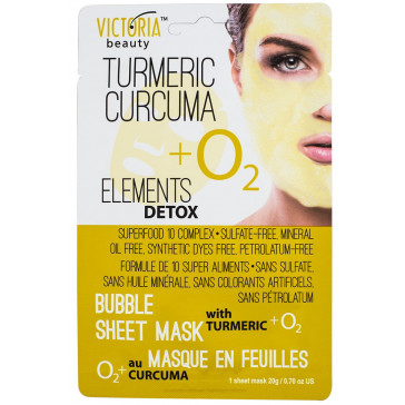 CLEANSING FACE MASK WITH TURMERIC 20GR VICTORIA BEAUTY