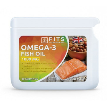 Kapselit omega-3 öljyllä 1000 mg 30 kpl - FITS