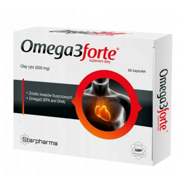 OMEGA-3 FORTE KAPSULES N60 - STARPHARMA