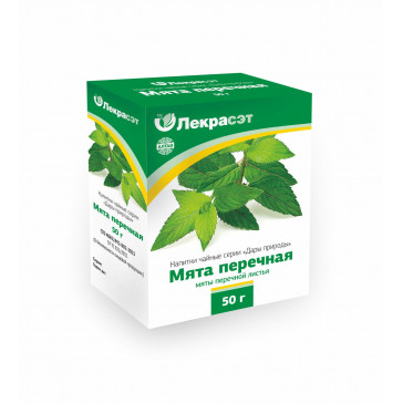 Peppermint leaves 50g Lekraset ( mjata perechnaja )(мята перечная)