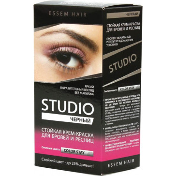 Eyelash and eyebrow dye Studio black 30/20 ml