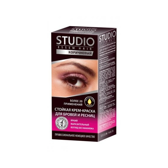 Eyelash and eyebrow color Studio brown 30/20 ml
