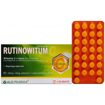RUTINOWITUM and C vitamin N 150 tabl