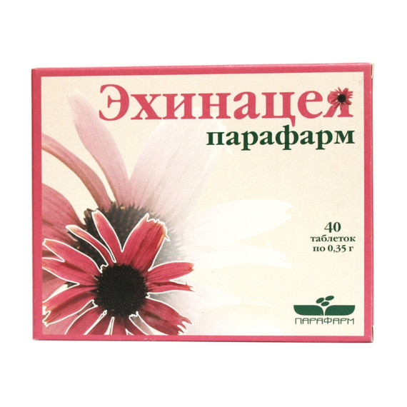 HEDGEHOG-PARAPHARM TABLETES N40 350mg - Vitamērs (Echinacea) (Echinacea)