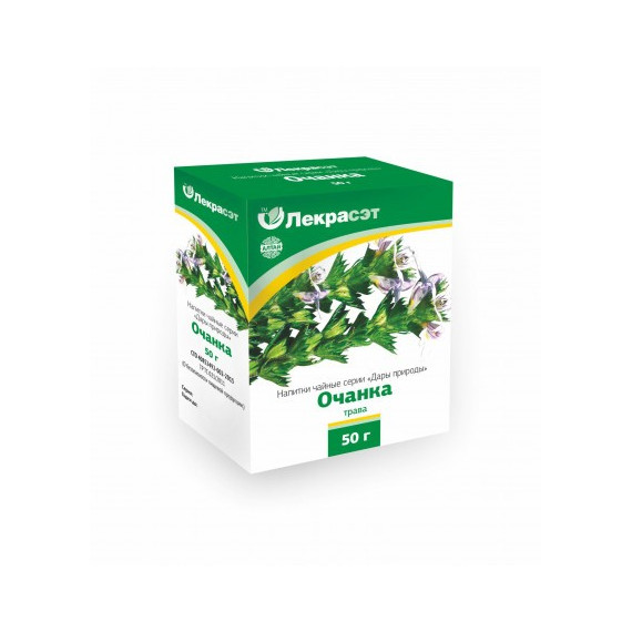Eye grass herb 50 g - Lekraset ( ochanka lekarstvennaja )( очанка офисный ная)