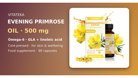 Kuningakepiõli kapslid VITATEKA 500 mg, 90 kapslit