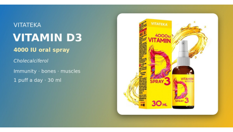 D3-vitamiin 4000 IU sprei VITATEKA 30 ml