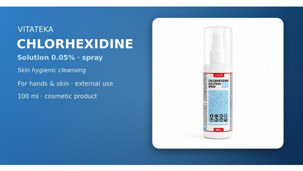 VITATEKA kloorheksidiini lahus 0,05% pihusti 100 ml pudel