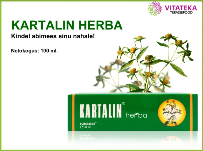 Kartalin Herba. Kindel abimees sinu nahale!