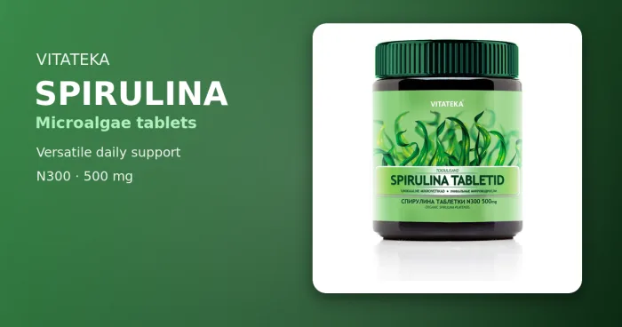 Spirulina - Versatile support for your health, unique microalgae