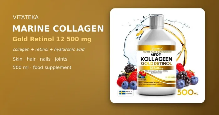 VITATEKA Merekollageen Gold Retinol 12 500 mg 500 ml