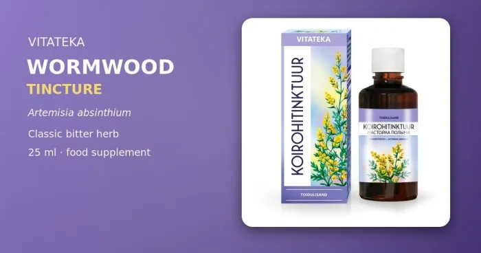 Mõru koirohi tinktuur VITATEKA 25 ml