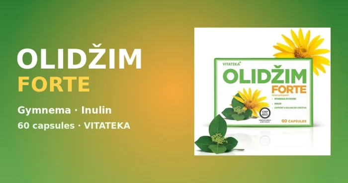 OLIDŽIM FORTE VITATEKA — džimnema lehtede ekstrakt ja inuliin, 60 kapslit
