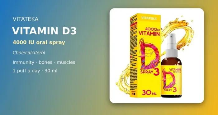 Vitamin D3 4000 IU spray VITATEKA 30 ml
