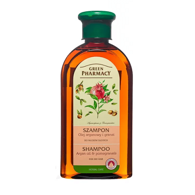 "GREEN PHARMACY" Šampoon granaatõuna ja argaaniõliga, 350 ml