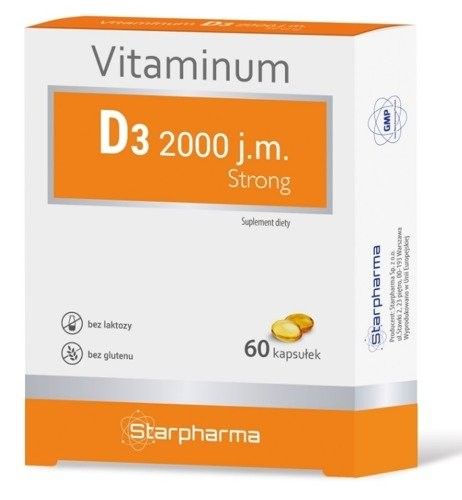 STARPHARMA D3-Vitamiin 2000 j.m. Strong N60 