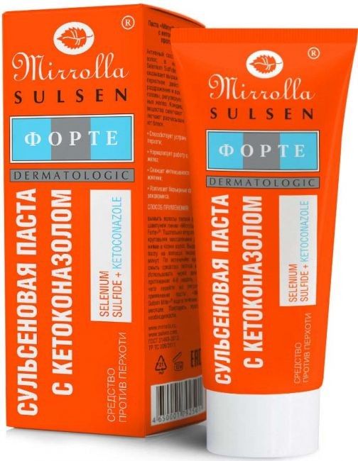 Sulsen forte pasta ketokonasooliga. 2% 75 ml