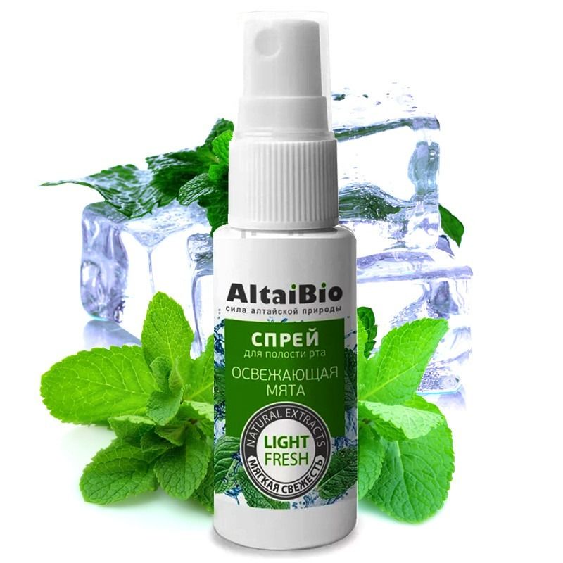 ALTAI BIO SUUVÄRSKENDAJA "Värskendav piparmünt" SPRAY 30ML