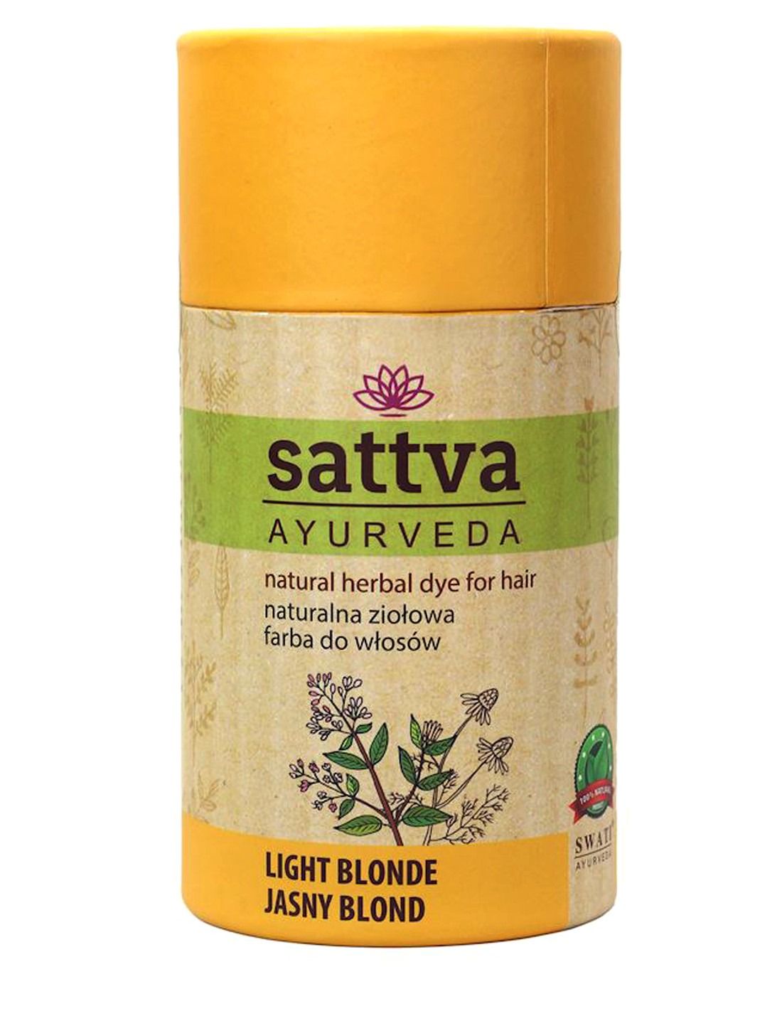 TAIMNE BLOND JUUKSEVÄRV LIGHT BLOND 150G SATTVA