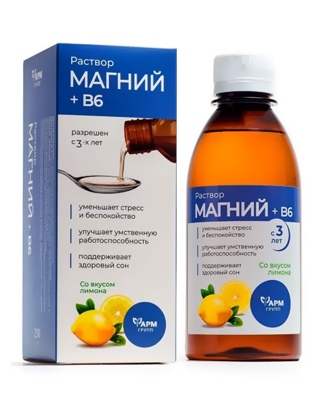 TOITELAHUS MAGNE B6 250ML FARMGRUPP