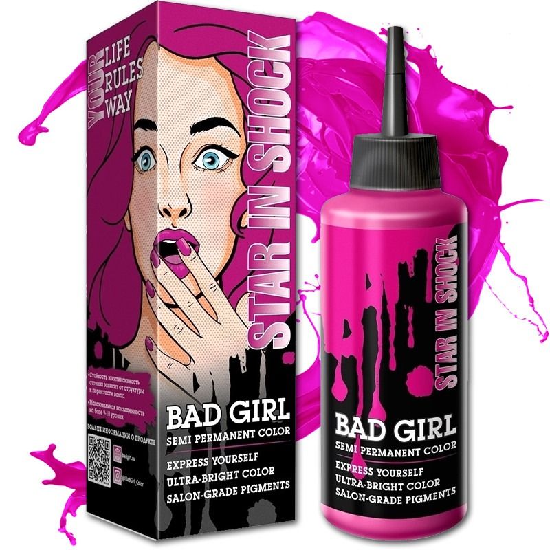 TOONIV POOLPÜSIV EFEKTVÄRV Bad Girl FUKSIAROOSA 150ML